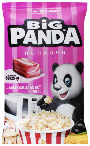 Popcorn s příchutí slaniny 100g Big Panda