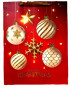 náhled Dárková vánoční taška 22x31cm Zlatá a červená