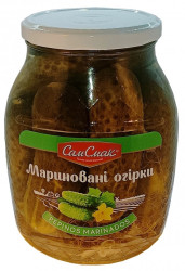 Маринованные огурцы 420г Сам Смак