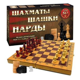 detail Шахматы, шашки, нарды 3 в 1
