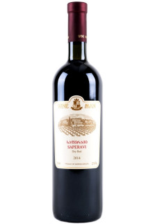 detail Červené víno Saperavi 0,75L WineMan