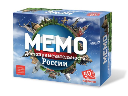detail Настольная игра «Мемо» Достопримечательности России (от 5 лет)