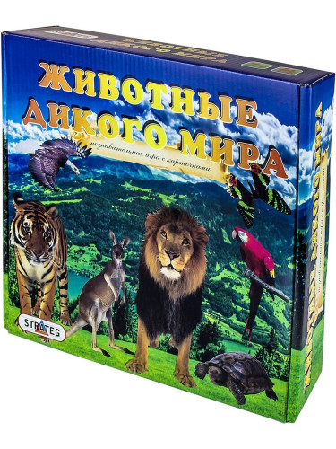 Настольная игра «Животные дикого мира» (с 7 лет)