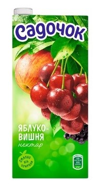 detail Сок яблочно-вишневый 0,95Л Садочoк