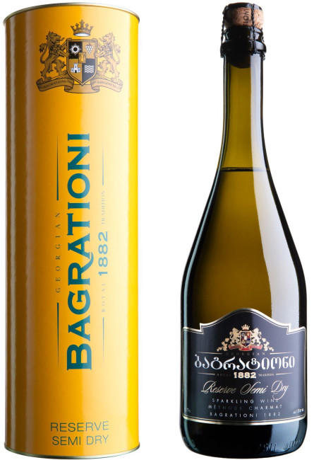 detail Вино игристое полусухое 0,75л  Bagrationi Reserve
