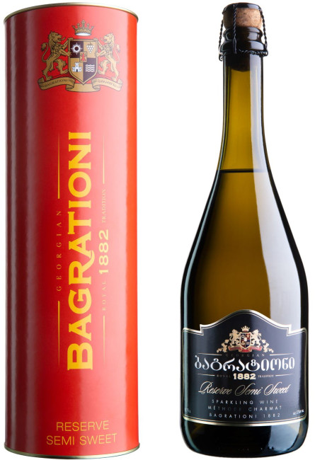 detail Вино игристое полусладкое 0,75л  Bagrationi Reserve