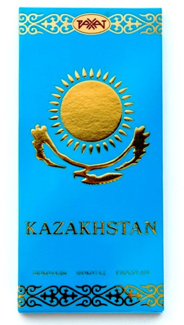 detail Mléčná čokoláda Kazakhstan 100g