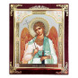 предварительный просмотр Икона в бархате 15х18см Ангел Хранитель
