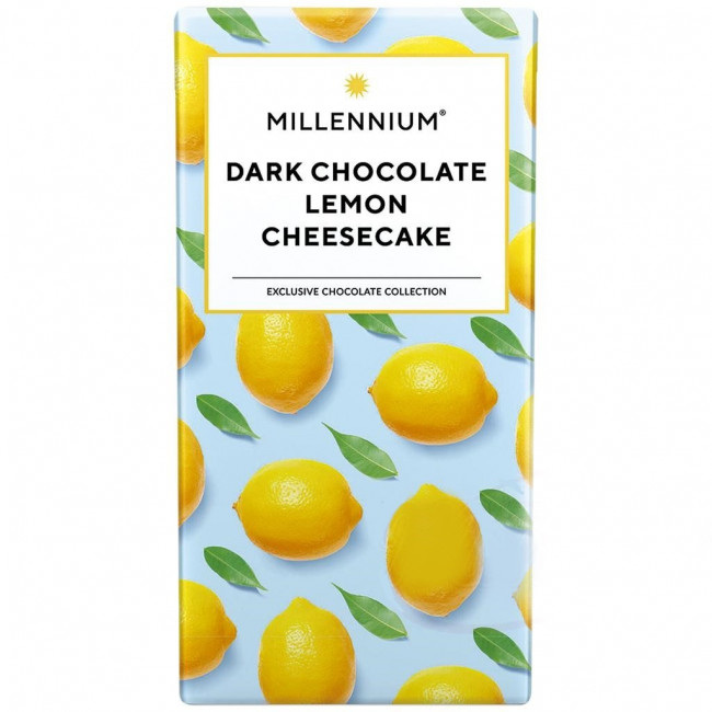 detail Тёмный шоколад Lemon Cheesecake 100г Millenium
