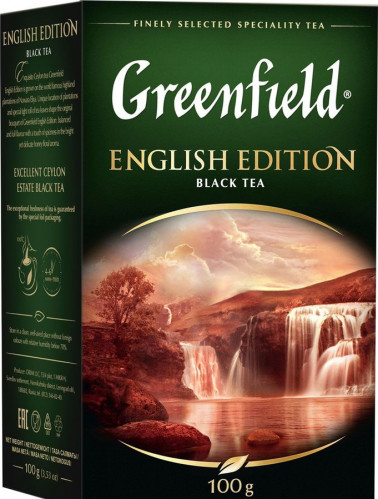Листовой черный чай English Edition 100г Greefield