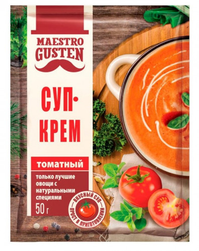 Суп-крем томатный 50г Maestro Gusten