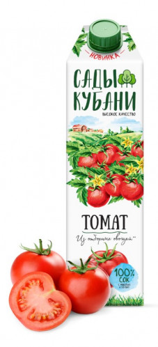 Сок томатный 1Л Сады Кубани