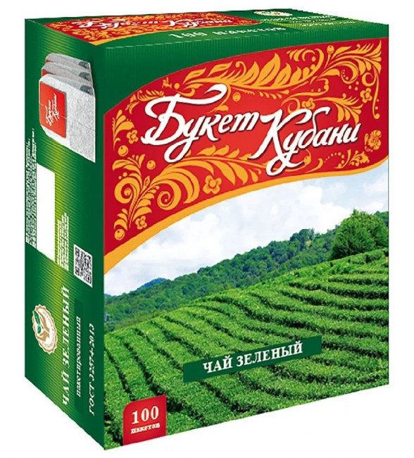 detail Чай зеленый 100*1,5г Букет Kубани