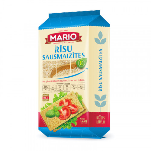 Хлебцы рисовые 155г Mario 