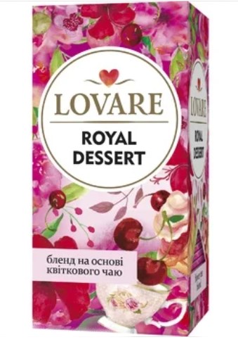 Чай Королевский десерт24*1,5г Lovaré