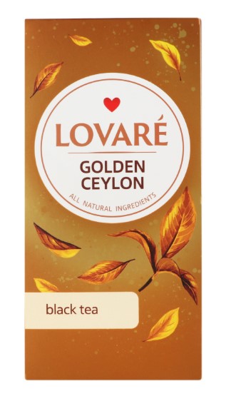 detail Чай черный Golden Ceylon 24*2г Lovaré