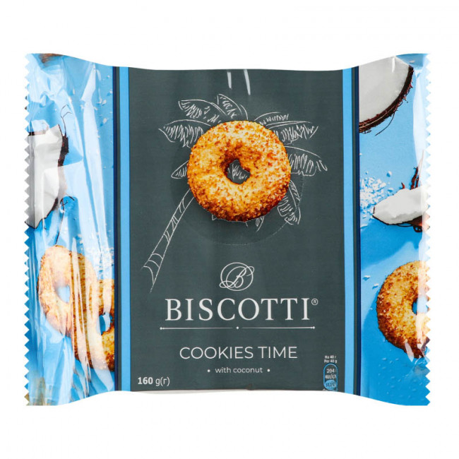 detail Печенье с кокосом 160г Biscotti