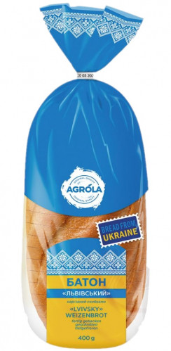 Хлеб пшеничный Львовский 400 г Agróla   