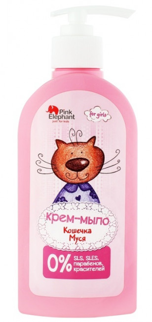 detail Детское крем-мыло Муся 250мл Pink Elephant