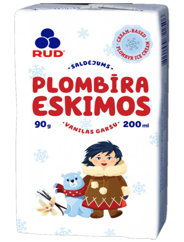 Мороженое Пломбир Эскимос 90г RUD