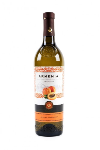 Polosladké bílé víno Apricot Armenia 0,75L