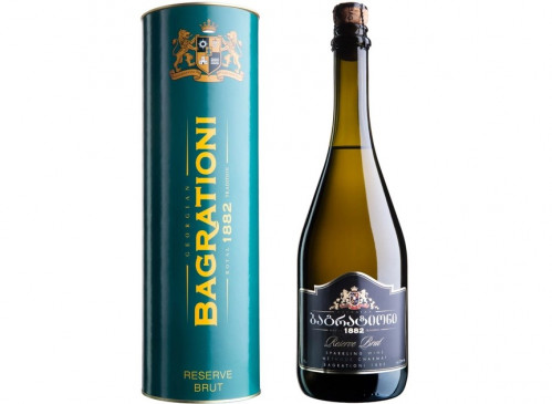Вино игристое белое Bagrationi Reserve Brut 0,75L