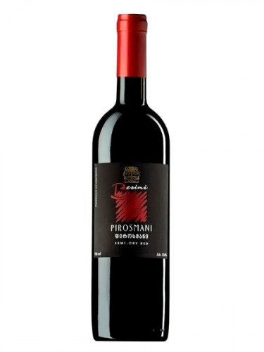Polosuché červené víno Pirosmani 0,75L Besini