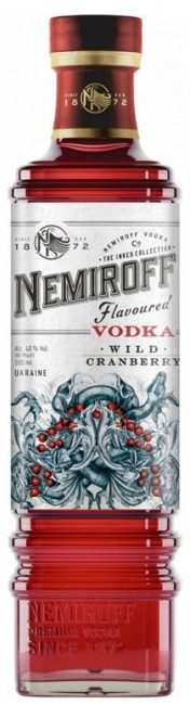 detail Водка Wild Cranberry со вкусом клюквы 0,5л 40% Nemiroff