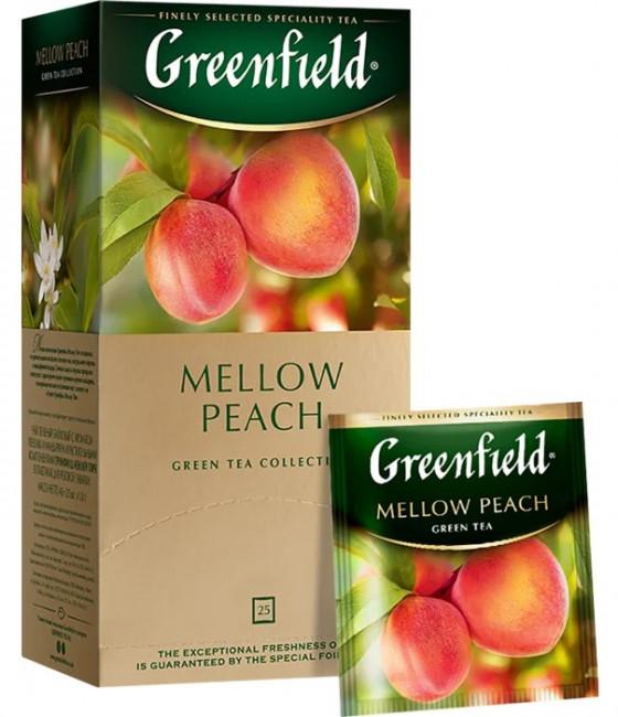 detail Чай зеленый Mellow Peach 25х1,8г Greenfield