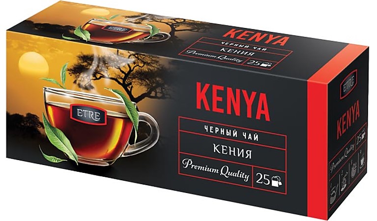 Чай черный Kenya 25*2 50г Etre
