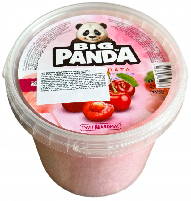 detail Сахарная вата с вишневым вкусом 30г Big Panda