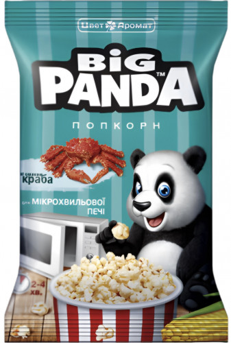 Попкорн со вкусом краба 100г Big Panda