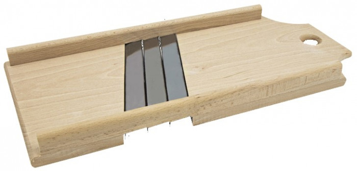 detail Деревянная шинковка для капусты 3 ножа 20х45см Lux