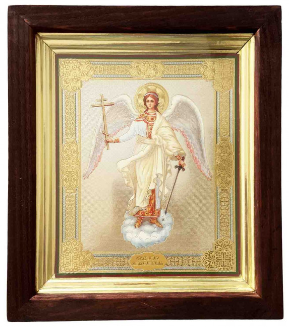 detail Большая деревянная икона 17х20см Ангел