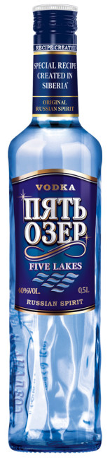 detail Vodka Päť Jazier 0.5L