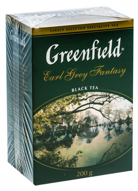 detail Čierny čaj sypaný Earl Grey Fantasy 200g Greenfield