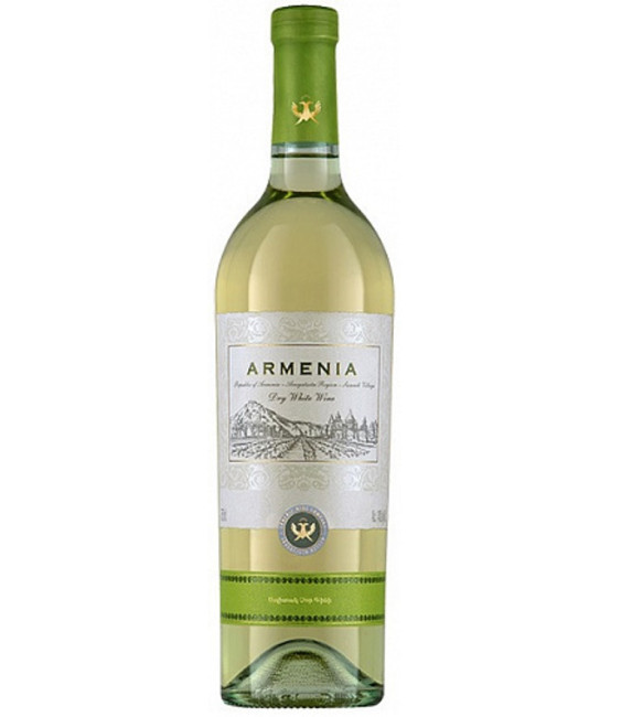 detail Biele suché víno Armenia 0.75L