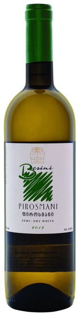 detail Polosuché biele víno Pirosmani 0,75L Besini