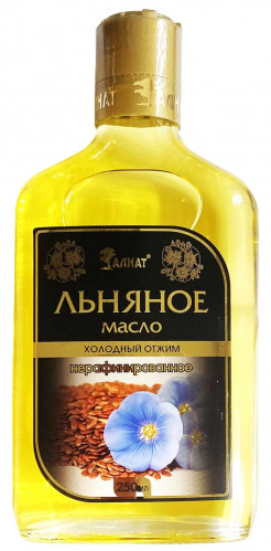 Ľanový nerafinovaný olej 250ml Alnat
