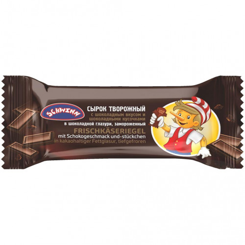 Sladký tvaroh čokoládový v čokoládě Buratino 45g