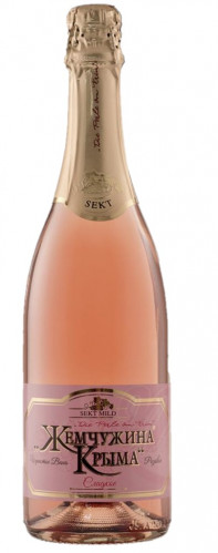 Šumivé ružové víno sladké 0,75L Žemčužina Kryma