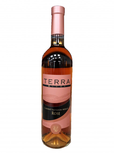 detail Ružové polosladké víno TERRA RICCI 0,75L