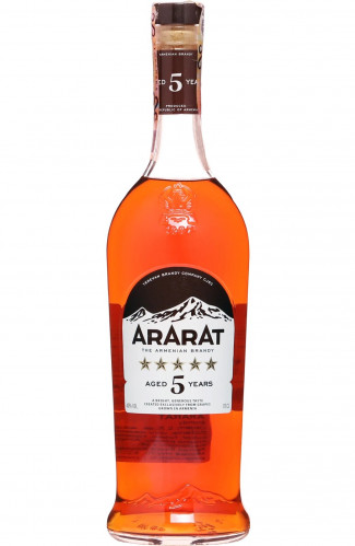 Brandy Ararat 5 let 0.7L 40% alk. YEREVAN 