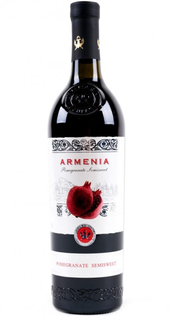 detail Polosladký vínny napoj Armenia 0,75L Granátové jablko