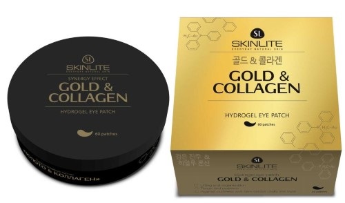 Hydrogélové náplasti 162g Gold & Collagen 60ks SKINLITE