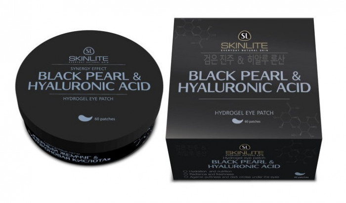detail Hydrogélové náplasti 162g Black Pearl a Hyaluronic Acid 60ks Skinlite