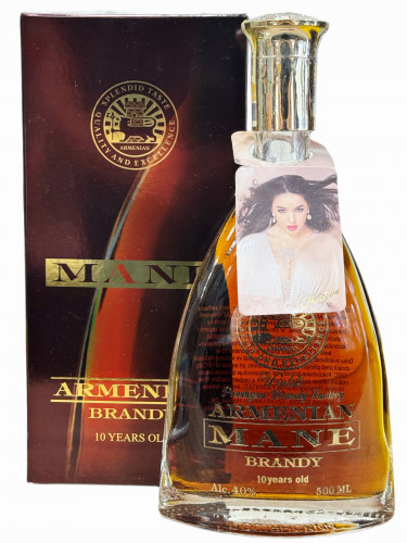 Brandy MANE 10 rokov 0,5L 40% PROSHYAN 