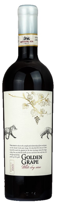 Biele suché víno Golden Grape 0,75L 13,5% Imperial Vin