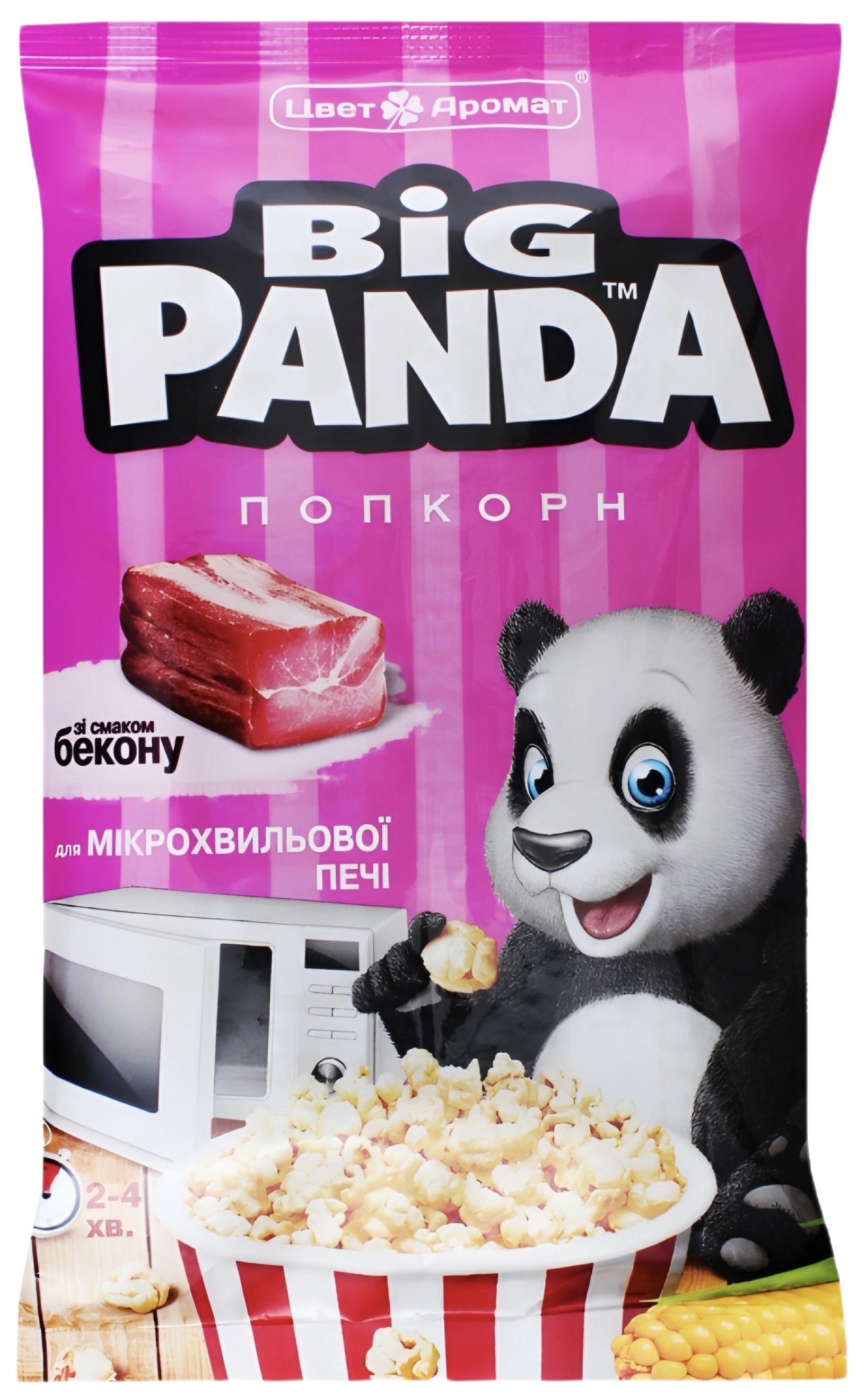 Popcorn s príchuťou slaniny 100g Big Panda