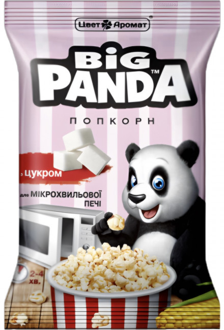 detail Popcorn s cukrom 100g Big Panda